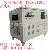 液化气发电机12KW/大型燃气发电机厂家价格