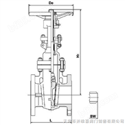 Z4（0H/1V）铸钢弹性单闸板闸阀
