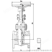 Z4（0H/1V）铸钢弹性单闸板闸阀