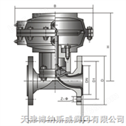 EG641W/J-10型气动（衬胶）隔膜阀（往复型-无手操机构）