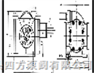 KCB齿轮泵安装尺寸 