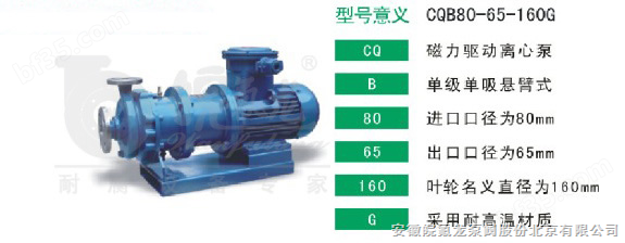CQB-G高温不锈钢磁力泵